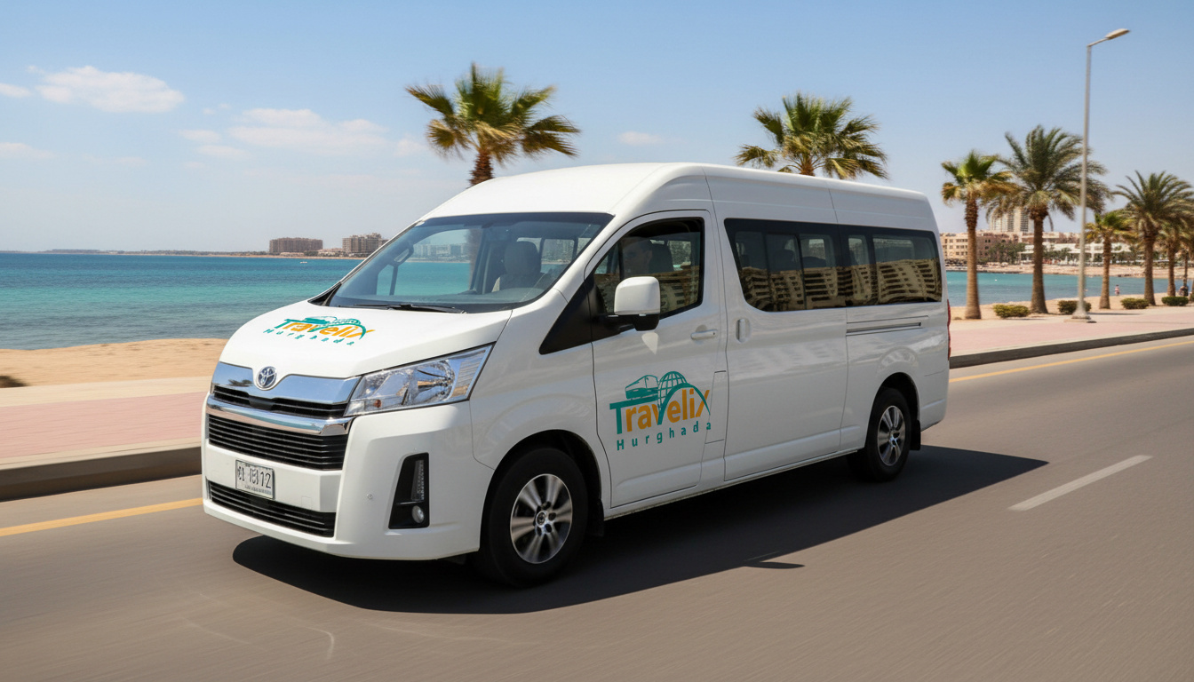Travelix Familien Minivan (Toyota HiAce) - Travelix Hurghada Flughafentransfer